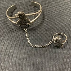 Harley Davidson bracelet with ring